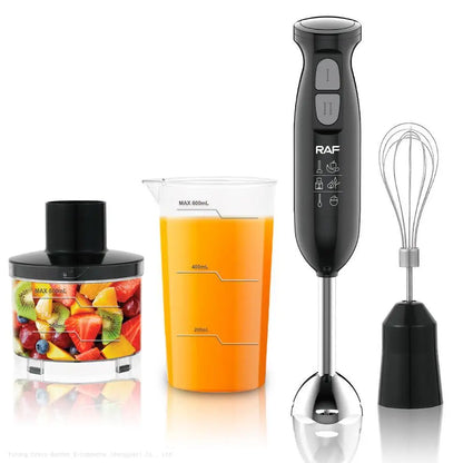 European Regulation Four-in-one - Multi-functional Juicing Mixer Beat Eggs Mince Meat Side Food Hand-held Kitchen Cooking Stick