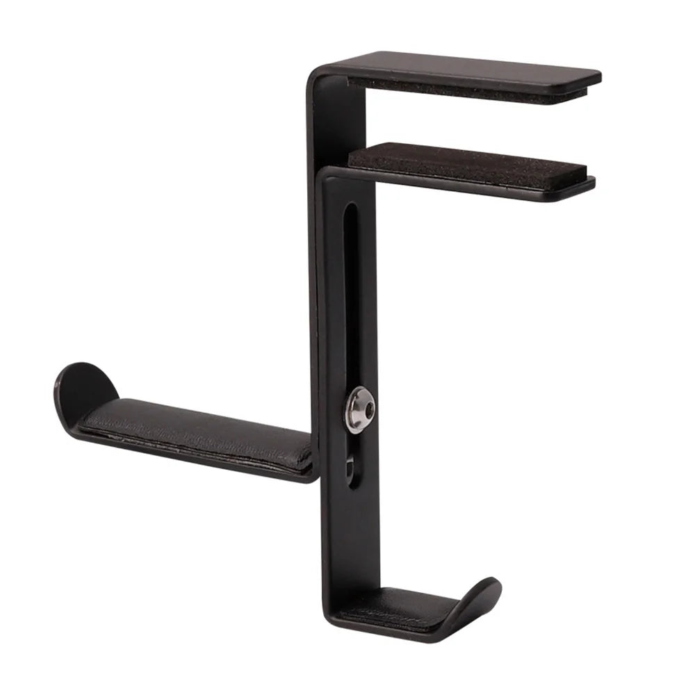 POYATU Desk Mount Universal Office Hanger Gaming Headphone Stand Bracket Display Rack Headset Holder Space Saving Table Clamp