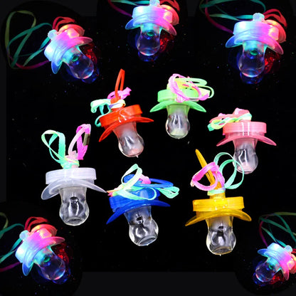 LED Glowing Pacifier for Parties for Diwali Ramadan Graduation Valentine's Day & Thanksgiving Celebrations