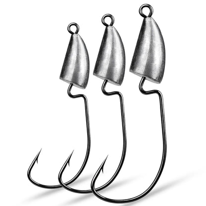 5pcs/bag 5g 7g 10g 14g Sharp-hooks Tip Strongness Root Original Lead Crank Lead Head Hook Fishing Hook