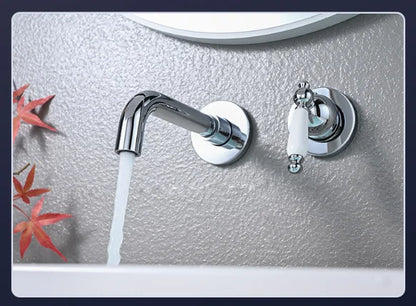 Wholesale Single Hole Brass Basin Faucet Single-Handle Water Mixer Deck Mounted Bathroom Bedroom Gym Hall Ceramic Valve Core
