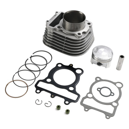 67mm Cylinder Jug Piston Kit for Yamaha YTM200 Moto 4 1985-1989 Tri-Moto Yamahauler 200 1983-1985
