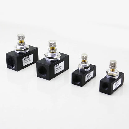 RE-01RE-02 RE-03 RE-04 G1/8 G1/4 G3/8 G1/2 Adjustable Pneumatic Solenoid Air Throttle Flow Control Valve One Way