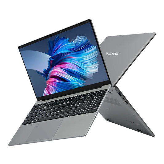 VGKE 15.6" Laptops J4125 12GB + 256GB 1920*1080  SSD Laptop Fingerprint and Backlight Keyboard Design for Students