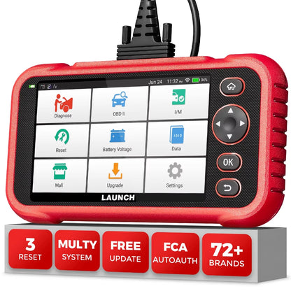 LAUNCH CRP123I Diagnostic Instrument Four System OBD2 7 Reset Lifetime Update Economic Practical