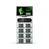 2024 Best Selling 12-Slot Touch Screen Integrated Stackable Charging Station Share Power Bank 4G Rental Station Portable