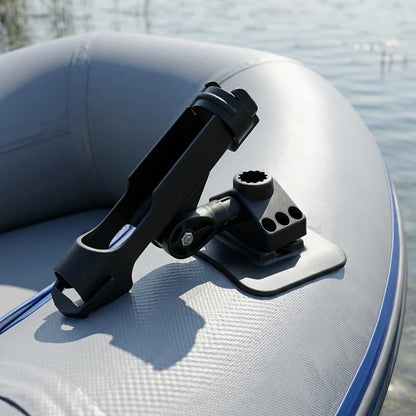 Inflatable Boat Dinghy Raft Fishing Rod Rack Holder Device Pole Pvc Sup Board Kayak Fixer Fix Mount 360 Degree