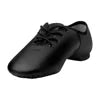 EU and US in Stock Wholesale Unisex Dancing Oxford Soft Lace-up  Jazz Lace-up Shoes Soft Jazz Dancing Shoes