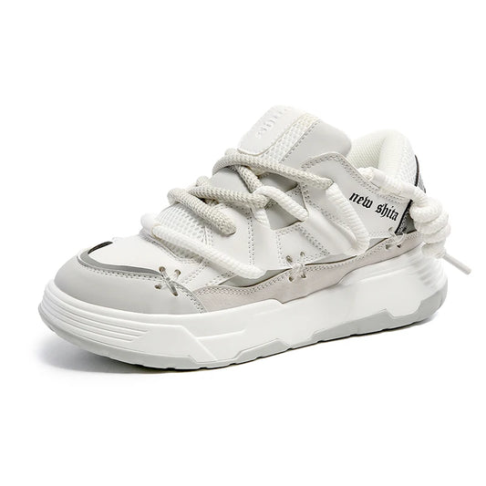 2025 Latest Brand Logo Custom Men Fashion Casual Sneakers Street Style Leather Flat Skateboarding Running Walking Shoes for Men by PDG ibma