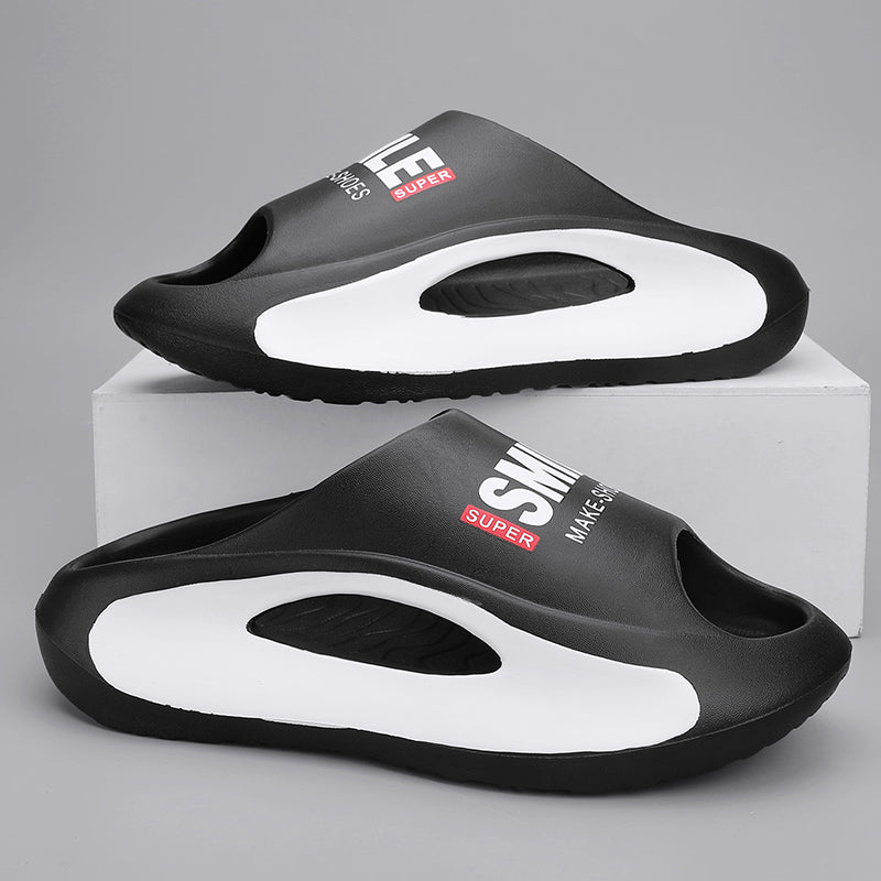 Unisex Eva Injection Sandals Flat Slip-On Slippers for Beach Bath and Indoor Use Dropshipping Recommended for Men and Women