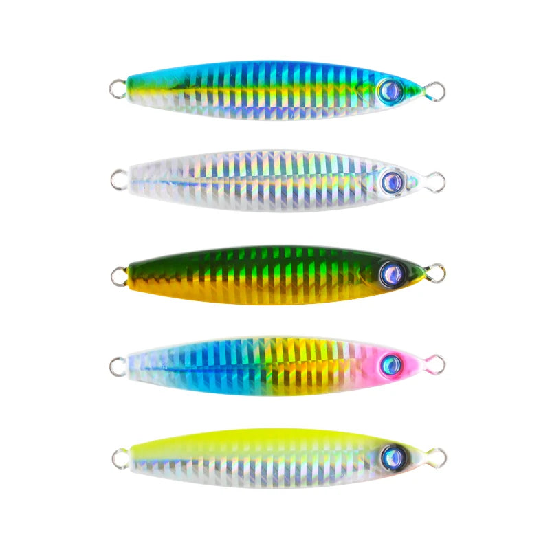 JIGGINGSOUL-RTS191-Wholesale 60g  80g Casting Jigging Fishing Lures Sense Slow Pitch  Metal Saltwater Jig Bait Lead Fish Pesca