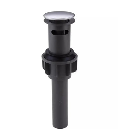Luxury Plastic Pop up Basin Drain with Chrome Plate Finish Threaded Connection for Modern Bathroom Decor Hotel Use Easy to Clean