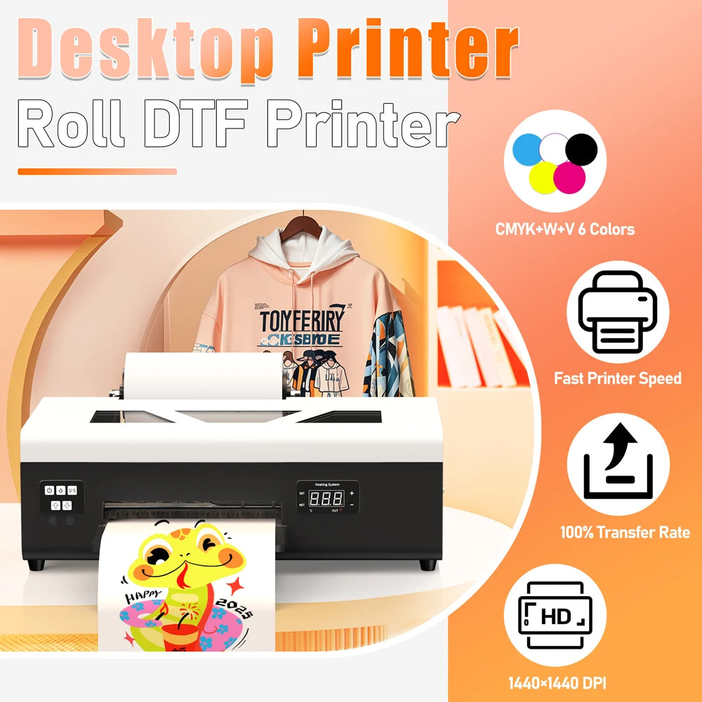 Low Price Dtf Printer Film Sticks Direct to Film Digital Dtf Printer T Shirt Printing Machine Oven Ink Dtf Printer Bundle Mix