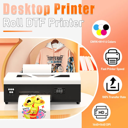 Low Price Dtf Printer Film Sticks Direct to Film Digital Dtf Printer T Shirt Printing Machine Oven Ink Dtf Printer Bundle Mix