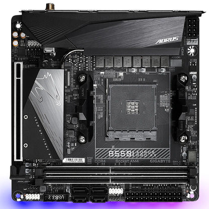 GIGABYTE B550I AORUS PRO AX Motherboard Supports 3rd Gen AMD Ryzen Processors