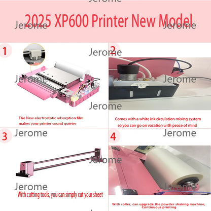 2026 American  Shipment 13-Inch A3 XP600 DTF Printer New Condition JMD Code Easy Automatic Cleaning for 33cm Dtf Printer