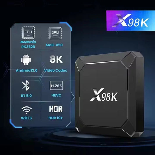 2024 Best Tv Box X98k Android 4GB RAM 32GB Ram WIFI 5 2GB 16GB 4K Smart Set Top Box by PDG ibma