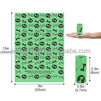 OEM  ODM Pet Poop Bag Eco Corn Starch Poop Bag Dog Poop Bags Biodegradable for Dogs
