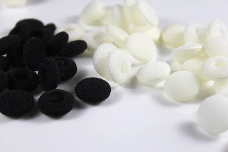 25pairs 50pcs 18mm Foam Earbud earphone earbuds Tips Headphone Ear pads cushion Replacement Sponge Covers For Earphone MP3 MP4