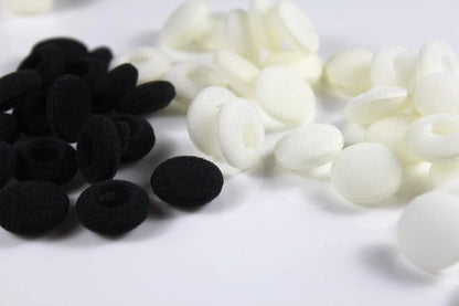 25pairs 50pcs 18mm Foam Earbud earphone earbuds Tips Headphone Ear pads cushion Replacement Sponge Covers For Earphone MP3 MP4