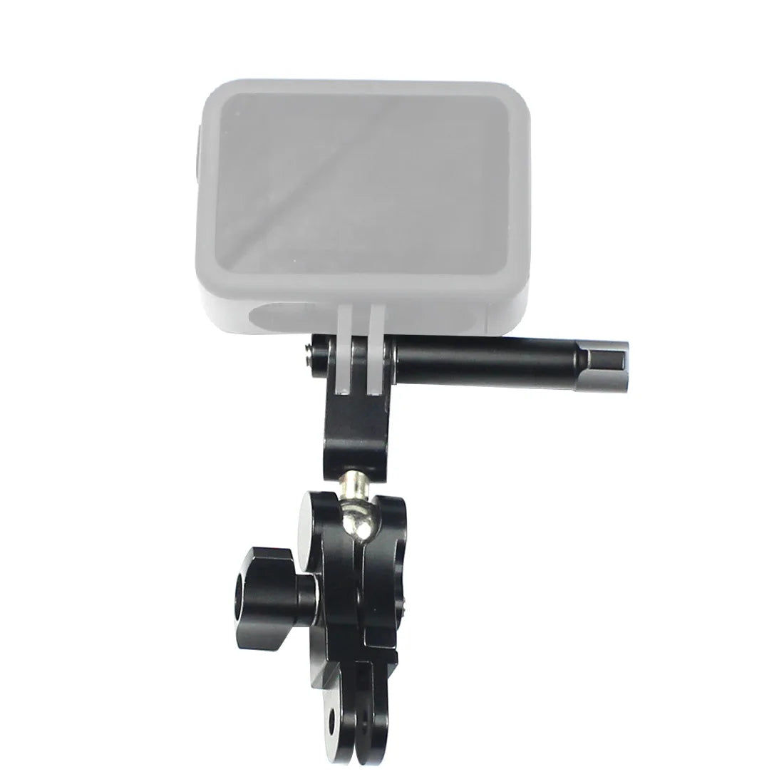 Universal Aluminum Arm Adapter Mount Bracket Connector W/ Knob 1/4'' Inch Screw for GoPro for OSMO Action YI Sports DSLR Cameras