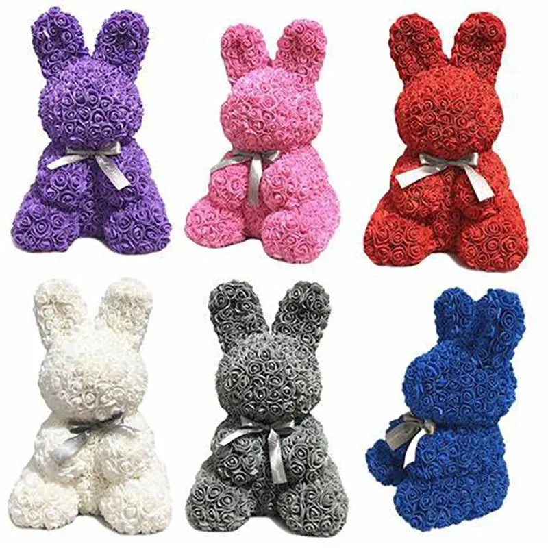 Modelling Polystyrene Styrofoam Foam Rabbit Mold Rose Rabbit Craft DIY Wedding Party Valentine's Day Decoration Supplies Gifts