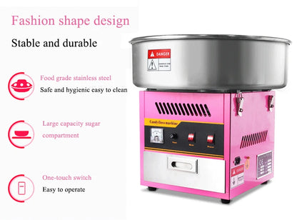 Hot Sale Automatic Cotton Candy Custom Machine Maquinas De Algodon De Azucar