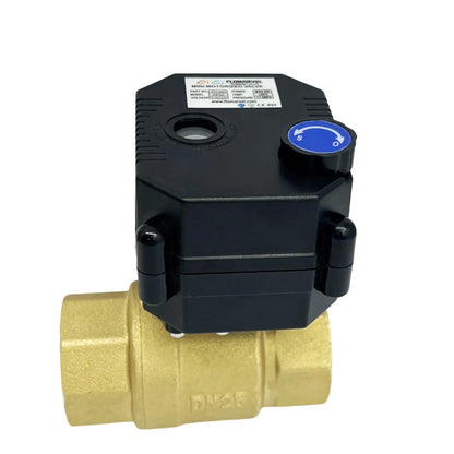 DC Motor Electric Actuator Operated Normally Open Closed Dn15 1/2" Dn20  3/4 Inch 12v Stainless Steel 304 Brass Pvc Ball Valve