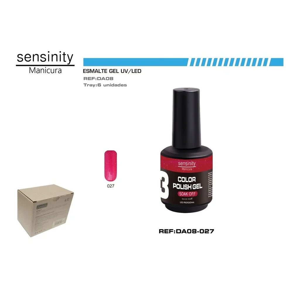 Pink UV/LED 3 soak-off gel polish - Easy-to-remove gel polish