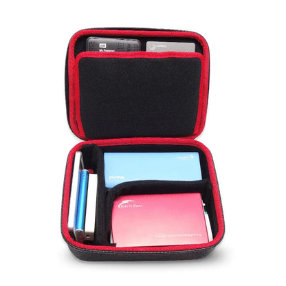 GHKJOK 3.5 inch Large HDD USB Flash Drive external hard disk case Cable Organizer Bag Carry Case usb flash disk GH1603