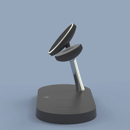 Five-in-One Smart 3 Chip Wireless Charger 15W Fast Charging for Multiple Mobile Devices at the Same Time