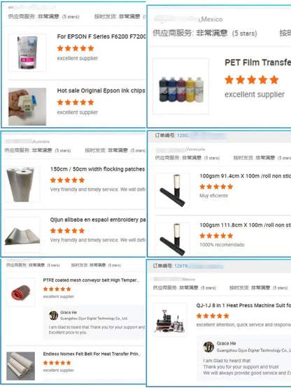 Heat Transfer Ink Sublimation Ink Bag for  Printers F6070 F6200 F6270 F7200 F9200 F9370 Digital Textile Printing