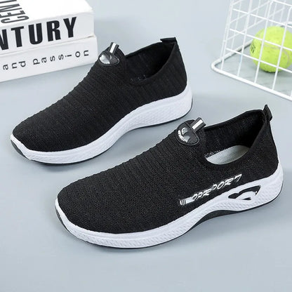 Wholesale Women's Sneakers Purple Red Black New Styles Breathable Slip-On Closure Cheap Price Woman Shoes for Spring Autumn