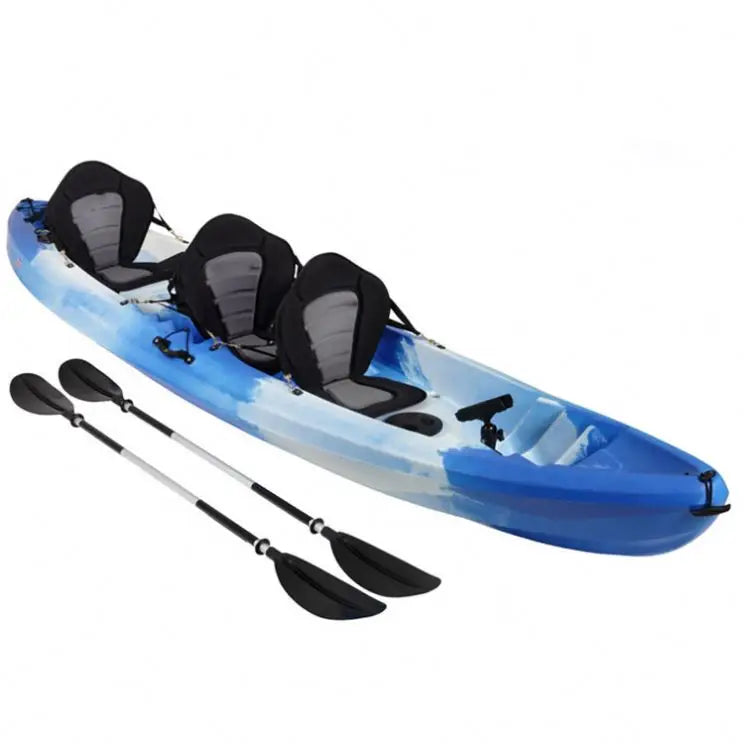 2026 Wholesale Cheap Price 2-3 Person Kayak Two Seat Paddle Kayak Sit on Top Kayaks for Sell