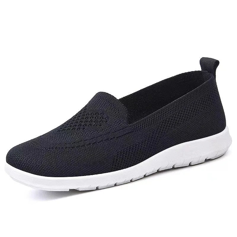 Low Price Shoes Women New Styles Spring Summer 2023 Black Mesh Flat Women Shoes