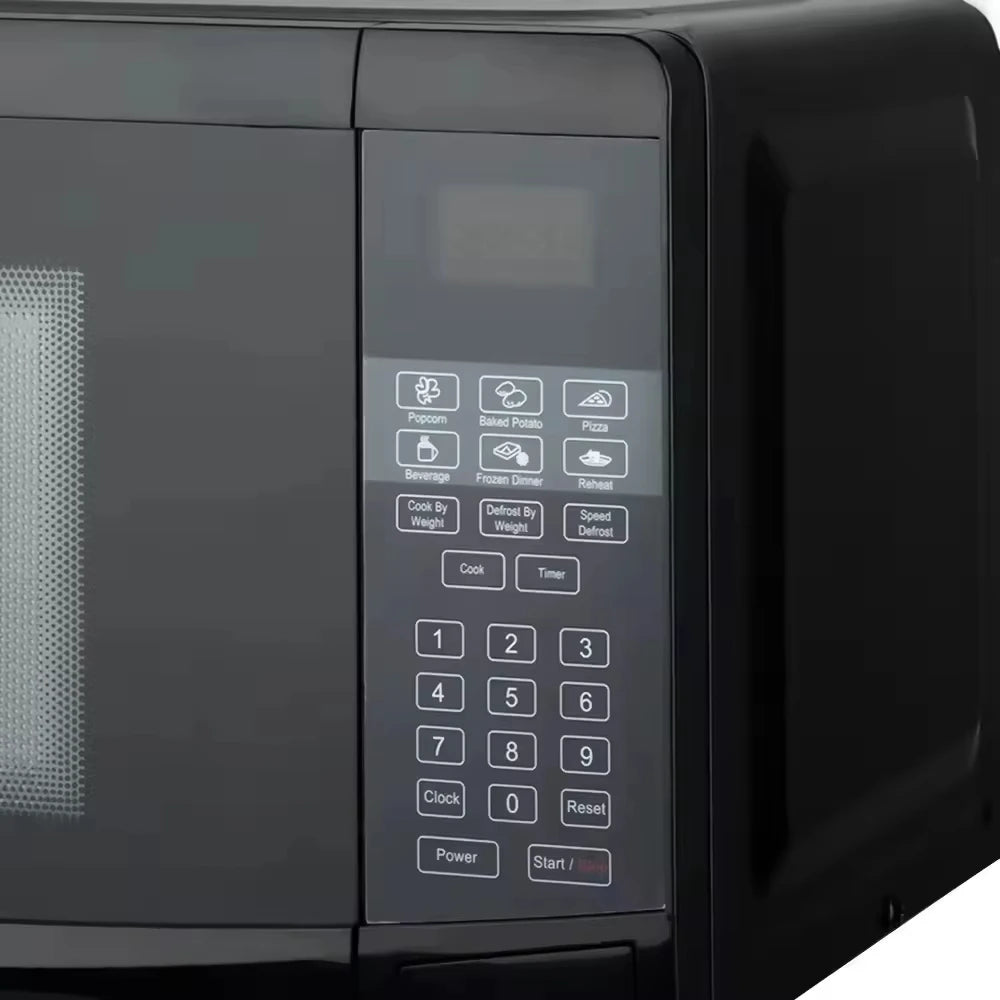 20L High Quality Mechanical Timer Control Microwave Oven Household Use Black Glass Housing 800W A+ Energy Efficient Touch