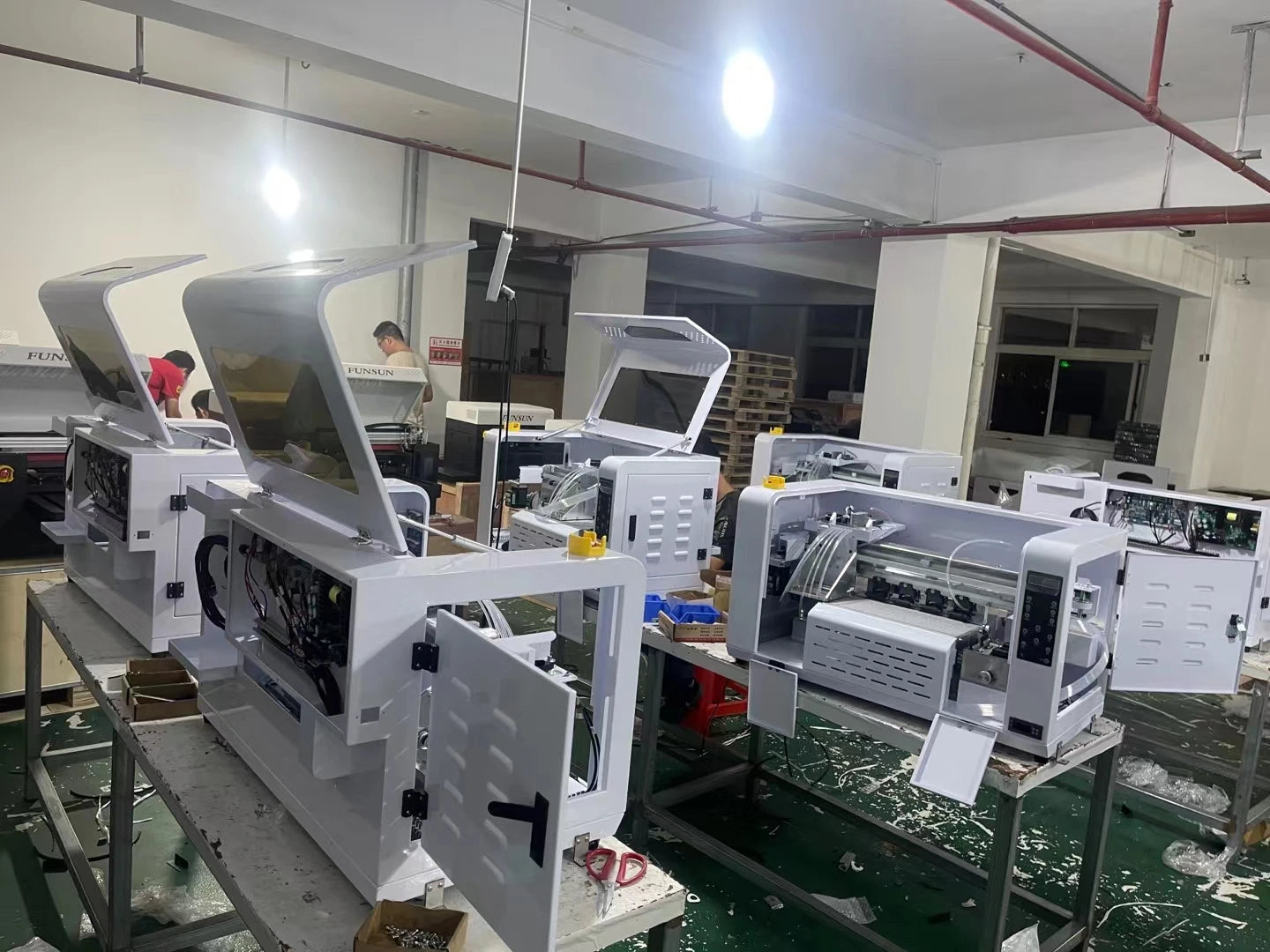 Zunsunjet Dtf Printer 30 Cm Single Xp600 Dtf 2Head Dtf T-Shirt Printing Machine Printer Bundle With Film and Ink
