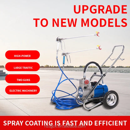 Multi Functional Electric High-pressure Airless Spraying Machine Latex Paint Household High-power Engineering Paint Spray Gun