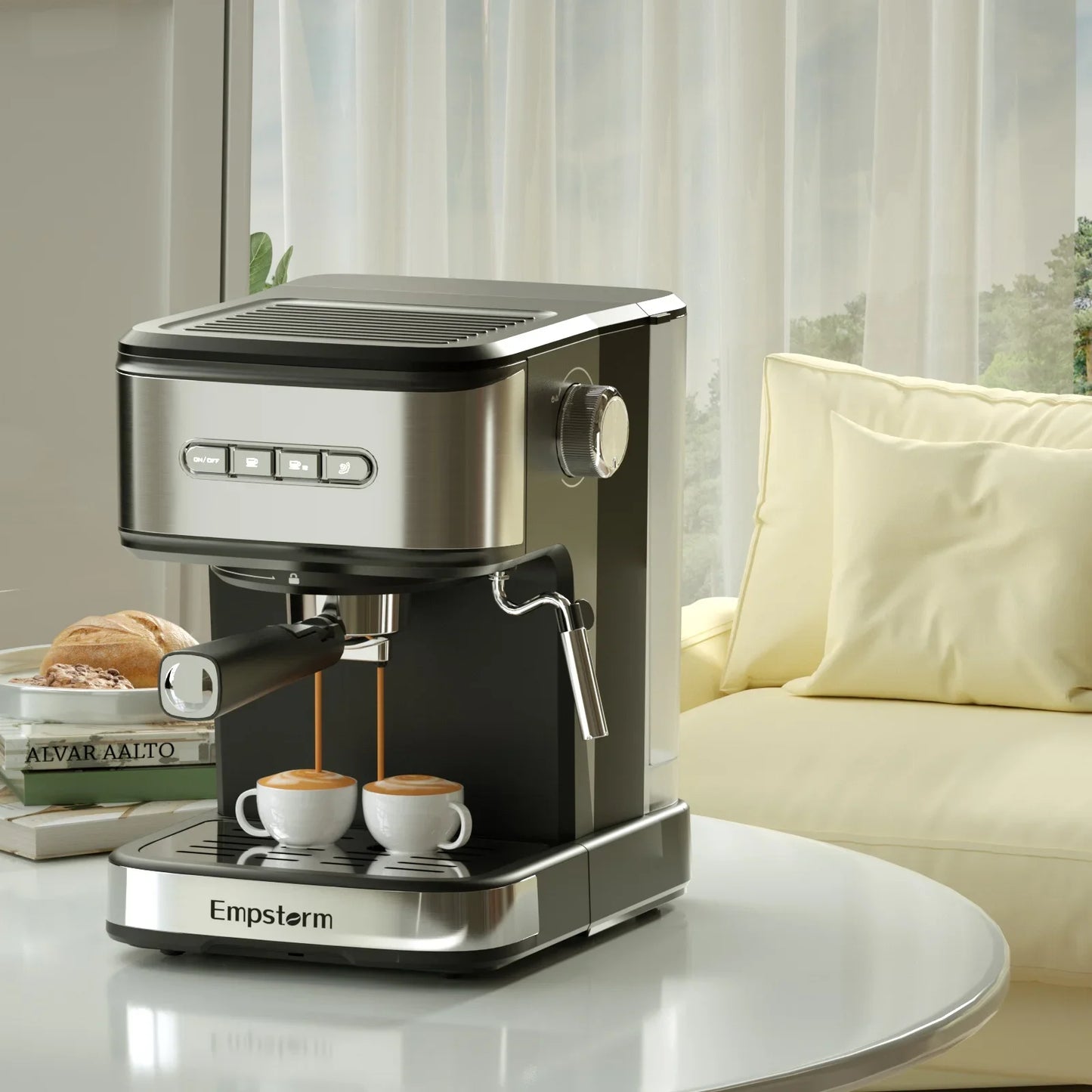 For 01E Electric Espresso Maker Coffee Machine 3-in-1 Household Use for Halloween and Christmas Gifts