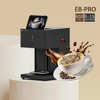 EVEBOT EB-Pro the Fastest Selfie 3D Coffee Printer 600dpi Latte Art Printer Machine Coffee Printer Inkjet Food with Edible Ink