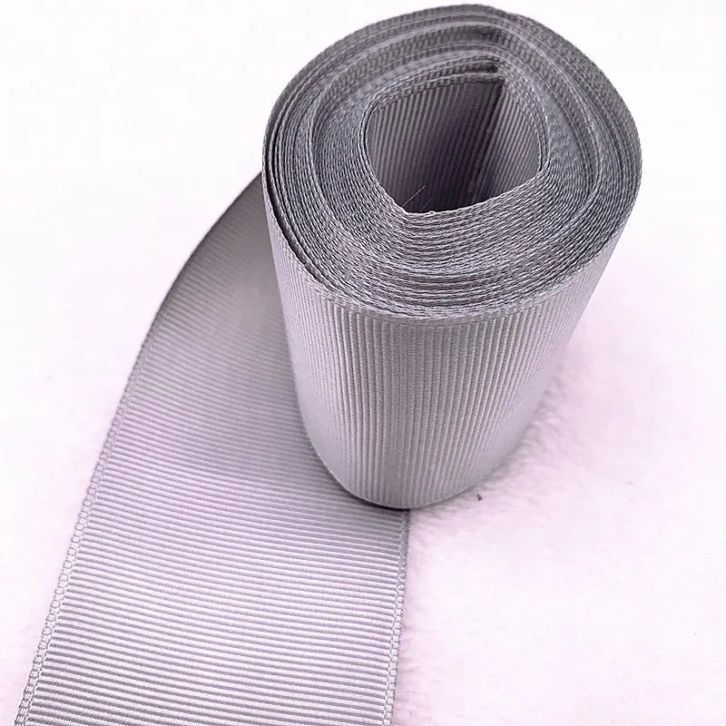 5yards 10/15/25/38/50mm Grosgrain Satin Ribbons for Wedding Christmas Party Decorations DIY Bow Craft Ribbons Supplies