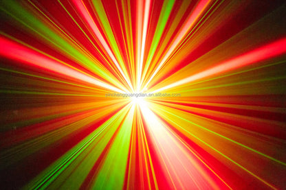 Mini 4-In-1 Gobo LED Laser Light 30W Stage Animation Laser Extremely Portable Patterned Stage Lights