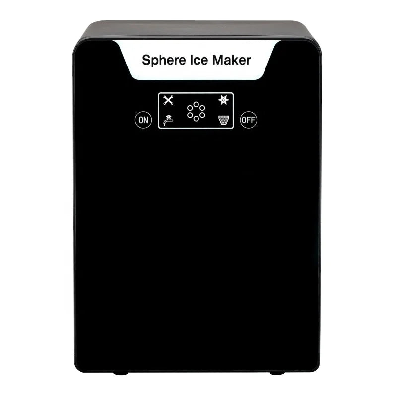 ETL/CE Counter Top Home Sphere Ice Machine Crystal Ice Ball 4Pcs Per Cycle 160Pcs and 10Kgs Per Day for Cocktails Drinks Whiskey