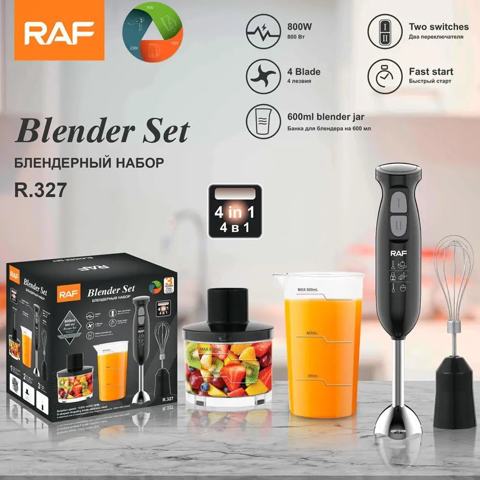 European Regulation Four-in-one - Multi-functional Juicing Mixer Beat Eggs Mince Meat Side Food Hand-held Kitchen Cooking Stick