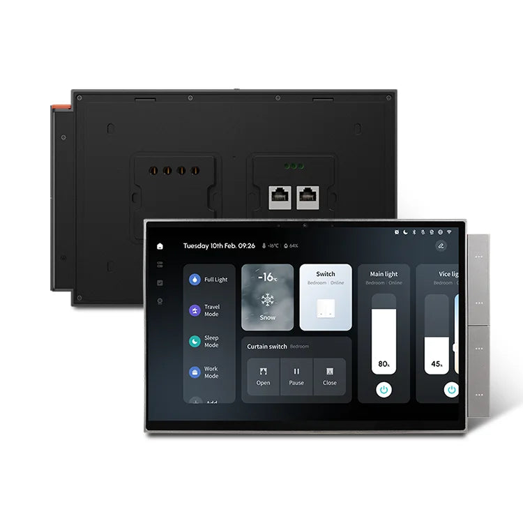 TUOAN Tuya Smart 10 Inch Touch Screen Control Panel Smart Home System  Wifi Zigbee Blue Tooth Gateway Built-in Alexa