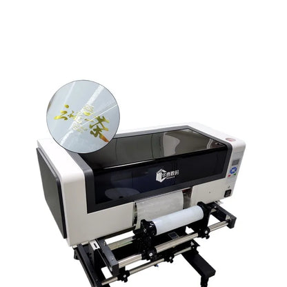 New 3D Embossed Personality Wine Label Machine UV DTF Full-Automatic High-Speed Hot Gold/Silver Crystal Label Transfer Printing