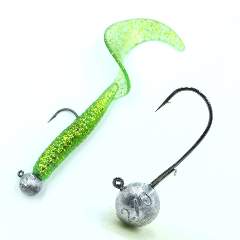 Selco China Lead Head Fishing Hook  Jig Head Fish Hooks Rigs Accessories