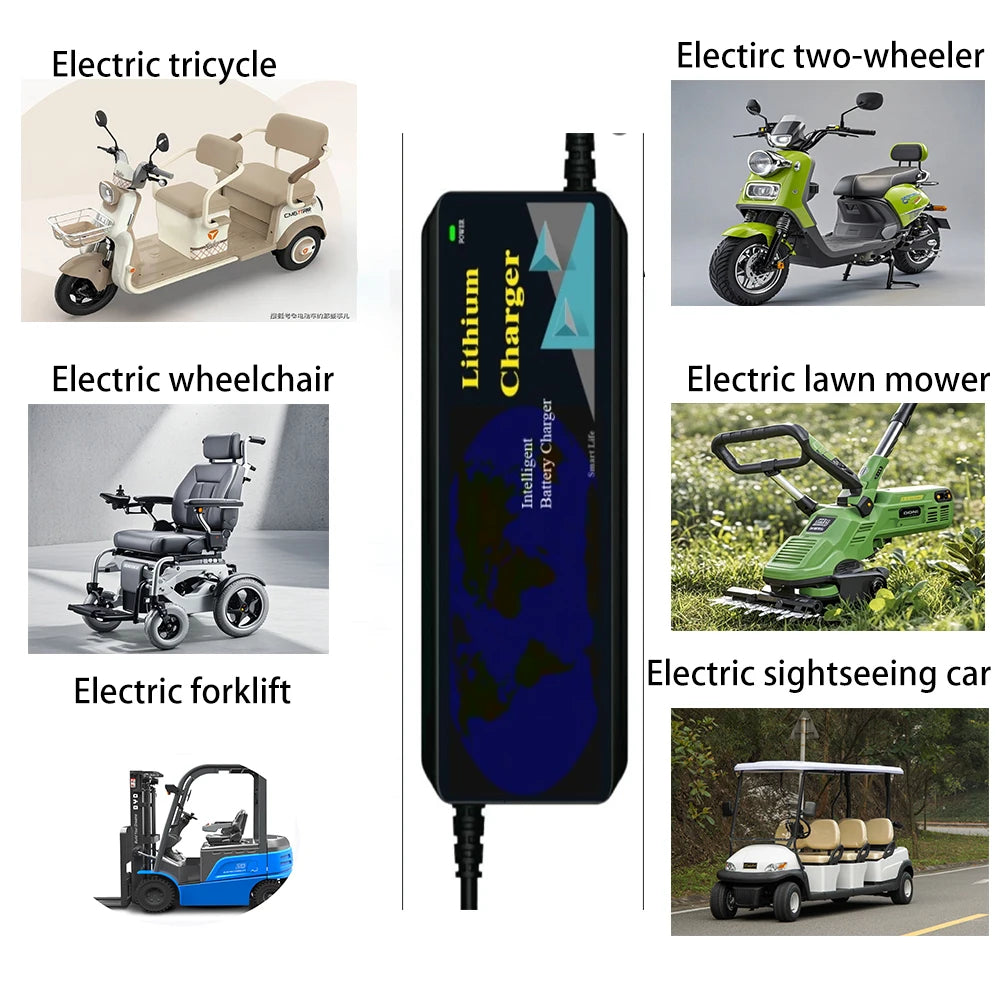 60V 67.2V 71.4V 69.35V73V 9A Lifepo4 NMC Motorcycle Battery Charger Electric Scooter Ebike Battery Charger