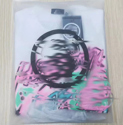 Factory Direct Sale Trend Hell and Star NFC Series Printed Cotton Men's and Women's Loose Short Sleeve Casual Summer T