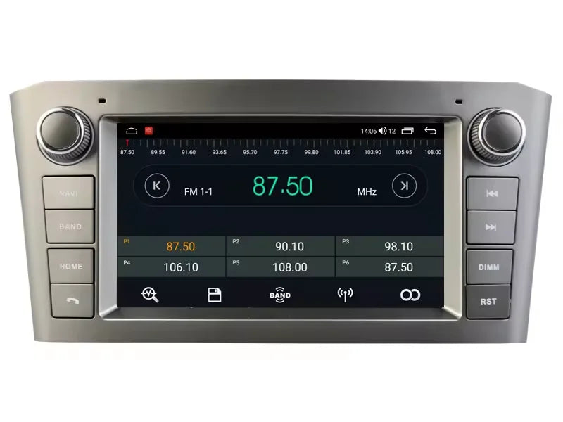 Carplay Android Auto OBD2 DSP GPS Reversing Aid RGB Amplifier Car Radio for Avensis 2009-2015 Car Head Unit Fast Shipping